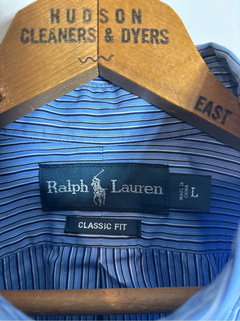 Polo Ralph Lauren Classic Fit Button Down Shirt Stripes Preppy Large